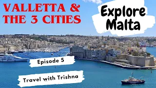 4K walking tour | "Exploring Valletta and the Historic Three Cities of Malta"