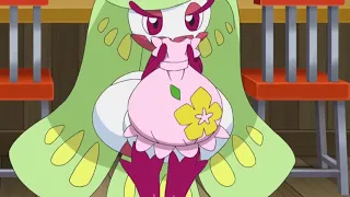 Tsareena’s apron is too small after Evolving Pokémon Sun and Moon Episode 82 English Sub