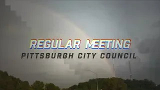 Pittsburgh City Council Regular Meeting - 1/21/20