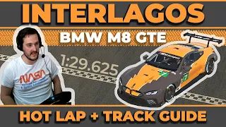 iRacing - BMW M8 GTE Hot Lap - 1:29.625 @ Interlagos (Autódromo José Carlos Pace)