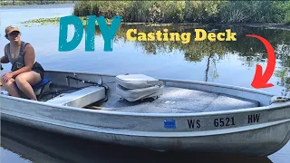 DIY Casting Deck With Seat -14ft Aluminum Boat Project