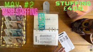 MAY #2 CASH ENVELOPE STUFFING | STUFFING £400 | CASH ENVELOPES & CHALLENGES | UK CASH STUFFING