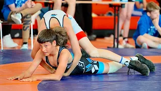 U17 M. Kaljola (EST) vs M. Rõbakov (EST). Greco-roman 45kg youth wrestling Estonia.