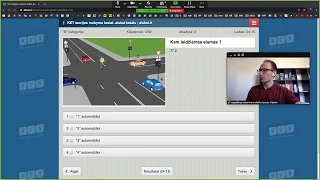 25 KET testas !!! 100 % !!! bilietas testas ir Regitra, kelių eismo taisyklės Video Audio