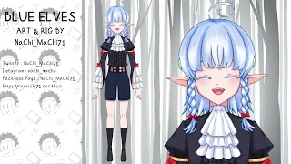 [ LIVE 2D SHOWCASE] BLUE ELVES T1 #Live2d