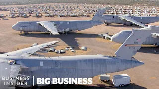 How The World's Largest Airplane Boneyard Stores 3,100 Aircraft | Big Business