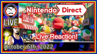 🔴Super Mario Bros. Movie Trailer LIVE Reaction! (Nintendo Direct)