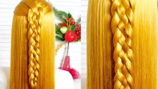 Косичка из 5 прядей 💟 Косы 💟 Легкие прически на каждый день/Braids/Easy hairstyle for every day 💟