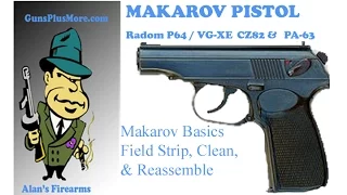 AlansFirearms: Makarov, review, field strip, and reassemble