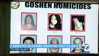 2 arrested in Goshen massacre that killed 6 people, including baby