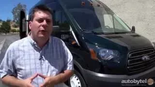 2015 Ford Transit-350 HD High Roof Diesel Test Drive Video Review