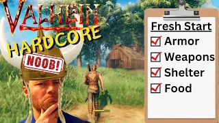 I DIED IN VALHEIM HARDCORE MODE! 😭 (But I'm not giving up) 😎