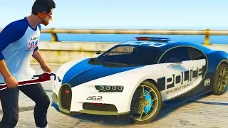 180 СЕК! УГНАЛ ПОЛИЦЕЙСКИЙ БУГАТТИ - БИТВА ВОРОВ В GTA 5 ONLINE