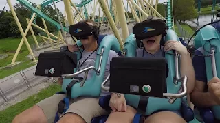 Our First Look At Kraken Unleashed VR Coaster | Full On Ride POV, Queue Tour & Ride Reviews!