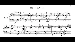 Haydn - Sonata in E minor Hob. XVI/34 - First Movement, Presto