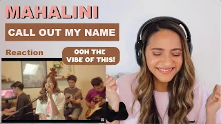 Mahalini - Call Out My Name (The Weeknd Cover)| Live Session | REACTION!!
