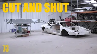 Chopping up everything to keep it fresh on a Lotus Esprit