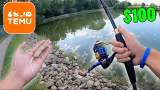 $100 Temu Fishing Lure Challenge