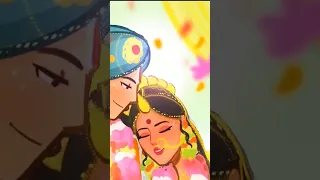 Who is first wife of lord Krishna 🤔 #hinduism #krishna #lordvishnu  #rukmini #shorts