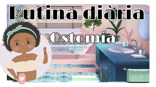 Ostomía : cambio de bolsa de colostomía #rutinadiaria #ostomia