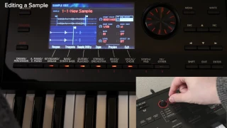 "Editing a Sample" Roland FA-06/FA-07/FA-08 #19
