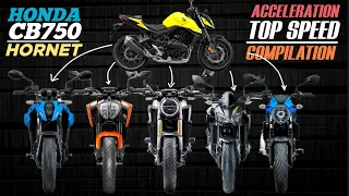 CB6750 Hornet 🆚️ GSX 8S 🆚️ Duke 790 🆚️  CBR650R 🆚️ Z900 🆚️ SV650 | COMPILATION 🔥