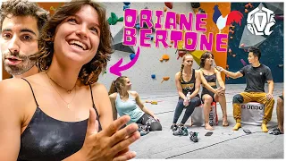 Bouldering session with ORIANE BERTONE at Vertical Art Rungis! 🇫🇷 (ft. Alban Levier)