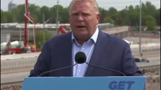 Ontario Election: Doug Ford announces infrastructure project to widen Highway 417