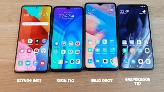 ВЫБИРАЕМ ЛУЧШИЙ МОБИЛЬНЫЙ ПРОЦЕССОР: EXYNOS 9611 VS KIRIN 710 VS HELIO G90T VS SNAPDRAGON 710