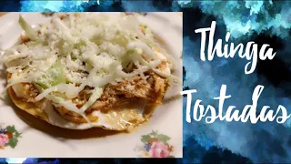 Easy 3 Step Tinga Tostadas | Chipotle Chicken Tostadas!!!!!!