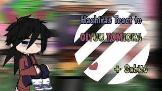 Hashiras React to Giyuu Tomioka ( ANGST )  +Sabito 2/?