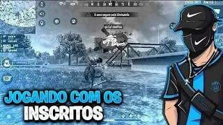 🔥 FREE FIRE AO VIVO 🔥 JOGANDO COM INSCRITOS 🔥 RUMO AO ELITE