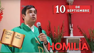 EVANGELIO DE HOY domingo 10 de Septiembre del 2023 - Padre Arturo Cornejo