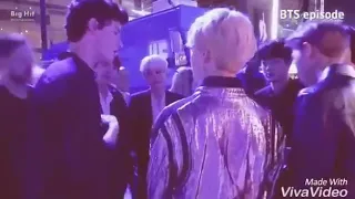 BTS MEETING SHAWN MENDES AT AMA'S  (Jimin fell in love)