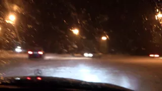 Первый снег "DRIFT" (Mercedes benz e124)