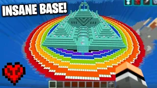 INSANE Ocean Monument MEGA BASE! (1000 Day Hardcore World Tour)