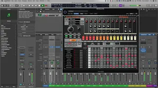 TR808 tutorial #1 how to see the patterns for editing.