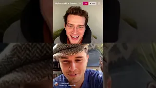 Oliver Stark and Ronen Rubinstein IG live talking about the #911onFOX/#911LoneStar crossover