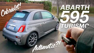 Abarth 595 Turismo Cabrio Automatic | 165 hp : POV exterior - interior walkaround & drive