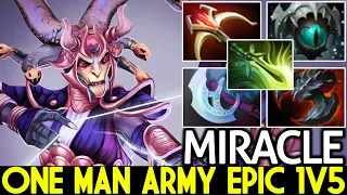 MIRACLE [Medusa] One Man Army Epic Hard Carry 1v5 Dota 2
