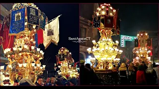 Candelore in Via Plebiscito - Sant'Agata 04/02/2016 Catania