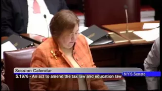 New York State Senate Session - 01/21/15