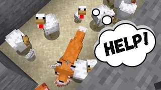 Fox vs Chickens | minecraft battle