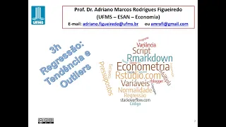 ECONOMETRIA 2020.2 03h item 1.6 Regressão: variável tendência e identificação de outliers