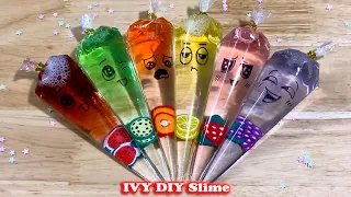 MAKING FLUFFY SLIME WITH FUNNY PIPING BAGS, SUPER FLUFFY SLIME, MOST SATISFYING SLIME, IVY SLIME #48