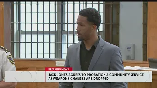 Jack Jones agrees to probation, community service as weapons charges dropped