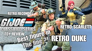 G.I. Joe Classified Series Retro Duke, Scarlett, and Recondo Toy Review #toys #actionfigures #gijoe