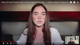 REAKTION: Zahnmedizin abbrechen Sophie Hobelsberger