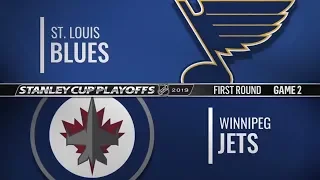 St. Louis Blues vs Winnipeg Jets | Apr 12, 2019 NHL | Game 2 Stanley Cup 2019 | Обзор матча