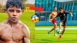 Ronaldo, Oğlunu Böyle Eğitiyor ! Cristiano Ronaldo Jr.'ın Çılgın Antreman Programı !!